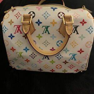 Multicolor Designer Louis Vuitton Handbag